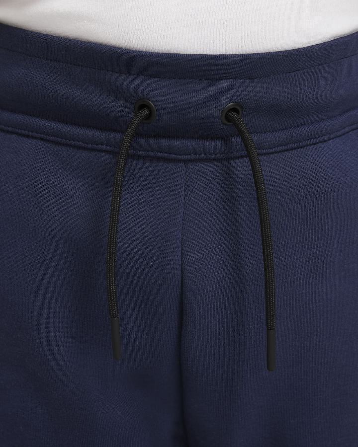 Pantalones Nike Sportswear Tech Fleece Kids Niño Azul Marino Negras | BRVNY-8962