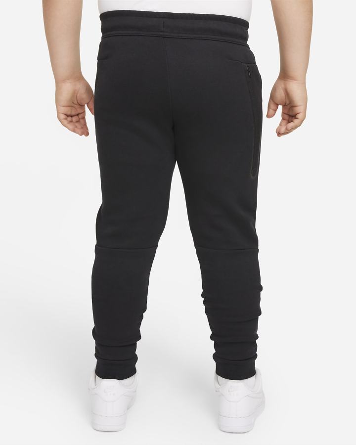 Pantalones Nike Sportswear Tech Fleece Kids Niño Negras | FZPJH-1647