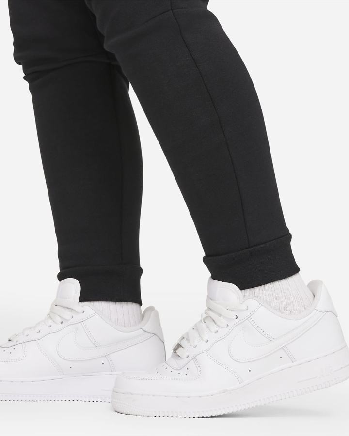 Pantalones Nike Sportswear Tech Fleece Kids Niño Negras | FZPJH-1647