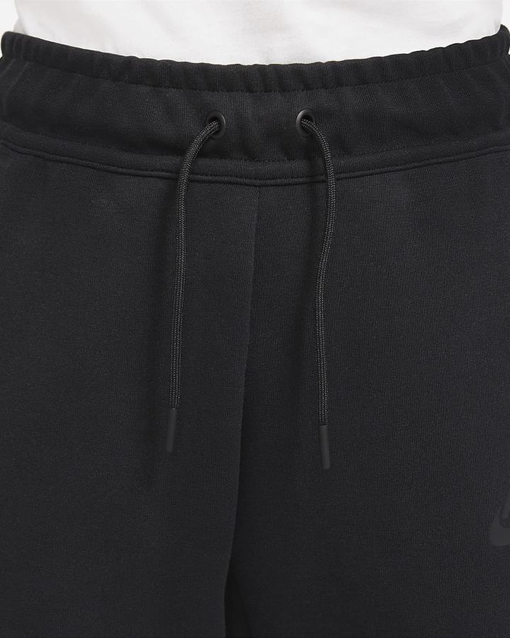 Pantalones Nike Sportswear Tech Fleece Kids Niño Negras | GOIBT-3214