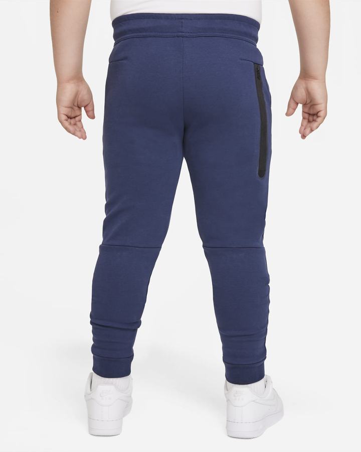 Pantalones Nike Sportswear Tech Fleece Kids Niño Azul Marino Negras | MZCUT-0726