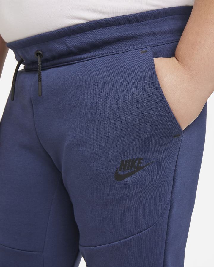 Pantalones Nike Sportswear Tech Fleece Kids Niño Azul Marino Negras | MZCUT-0726
