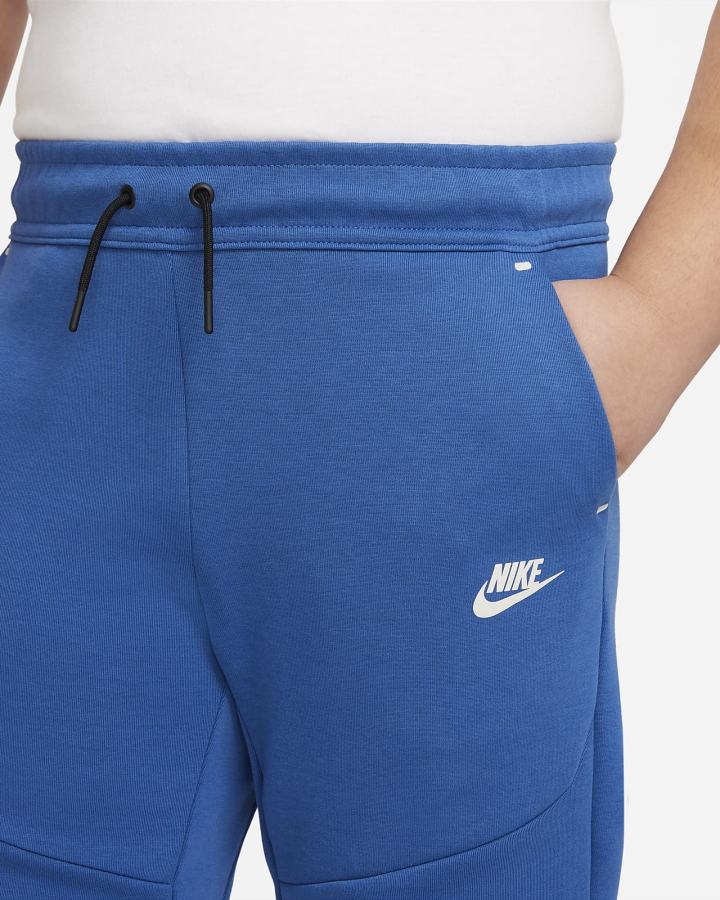 Pantalones Nike Sportswear Tech Fleece Kids Niño Azules Oscuro Beige Claro | NOKMH-1476
