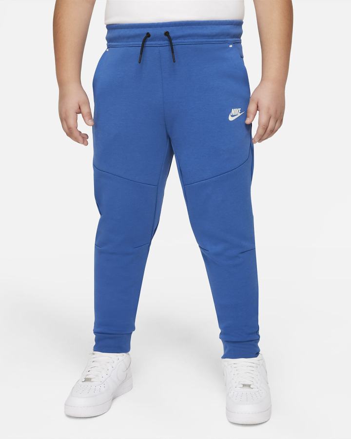Pantalones Nike Sportswear Tech Fleece Kids Niño Azules Oscuro Beige Claro | NOKMH-1476