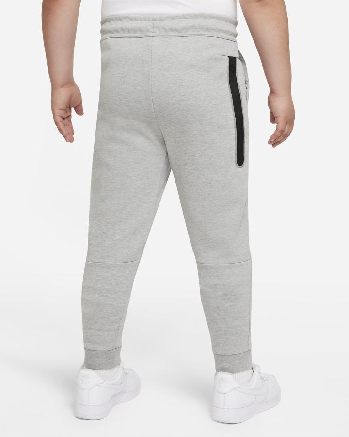 Pantalones Nike Sportswear Tech Fleece Kids Niño Gris Oscuro Negras | WJIFR-2165