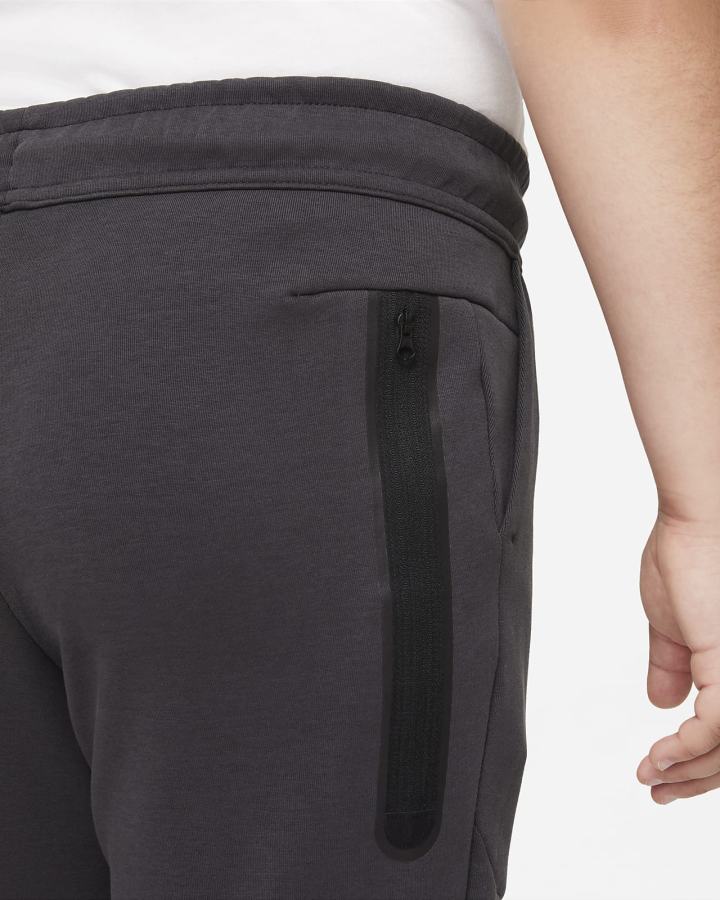 Pantalones Nike Sportswear Tech Fleece Kids Niño Gris Oscuro Verde Claro | YSZDU-8174