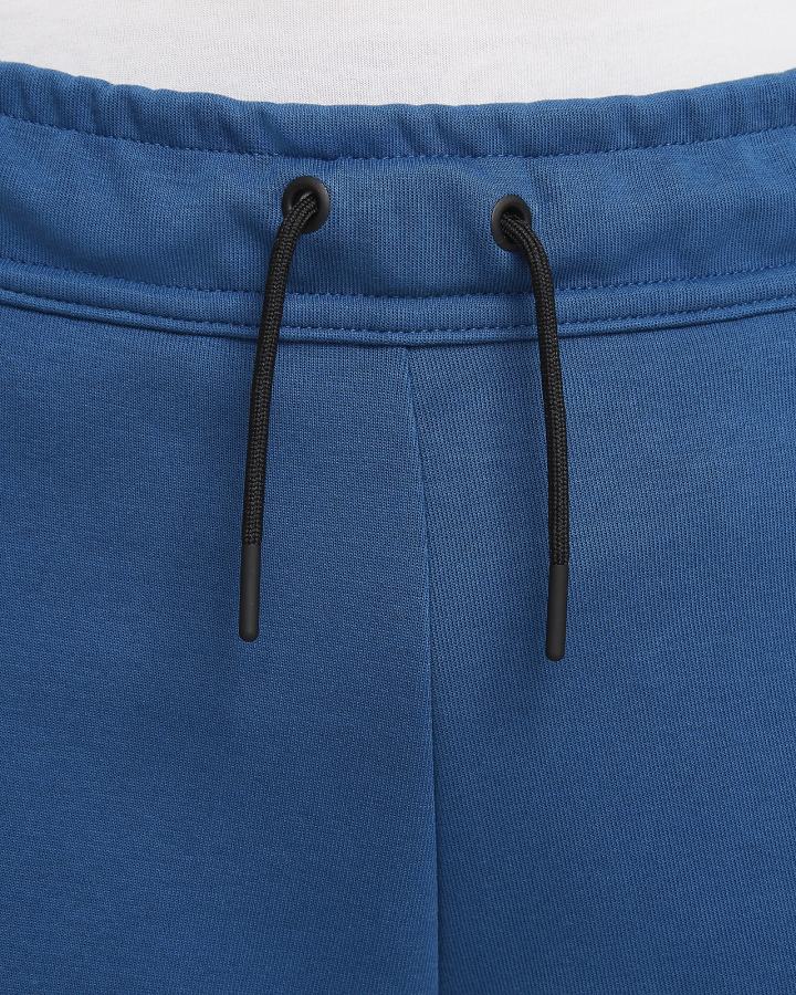 Pantalones Nike Sportswear Tech Fleece Kids Niño Azules Negras | ZHMKT-1254
