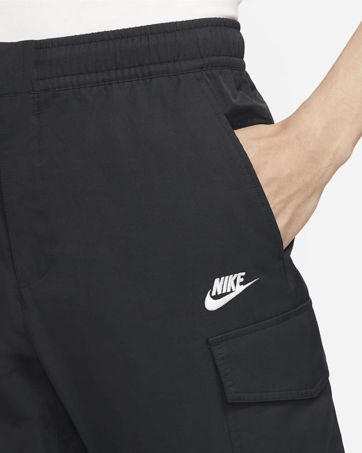 Pantalones Nike Sportswear Unlined Utility Cargo Hombre Negras Blancas | IKYBX-9581