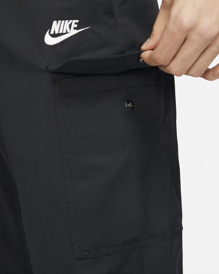Pantalones Nike Sportswear Unlined Utility Cargo Hombre Negras Blancas | IKYBX-9581