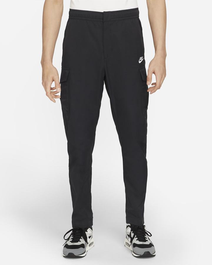 Pantalones Nike Sportswear Unlined Utility Cargo Hombre Negras Blancas | IKYBX-9581