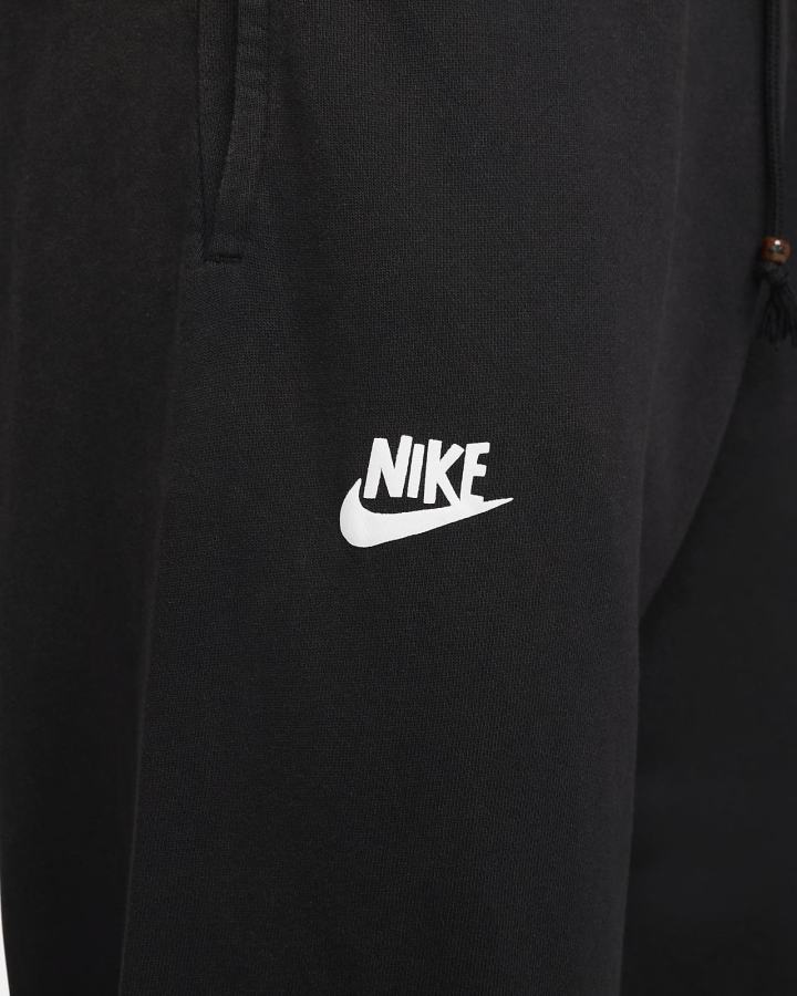 Pantalones Nike Sportswear Washed French Terry Hombre Negras Blancas | HGVWY-6198
