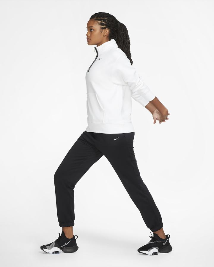 Pantalones Nike Therma-FIT All Time Training Mujer Negras Blancas | LICSX-0874