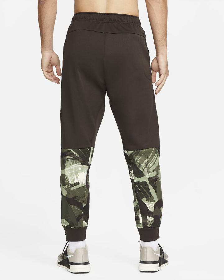 Pantalones Nike Therma-FIT Camo Tapered Training Hombre Marrones | JBXPC-0348