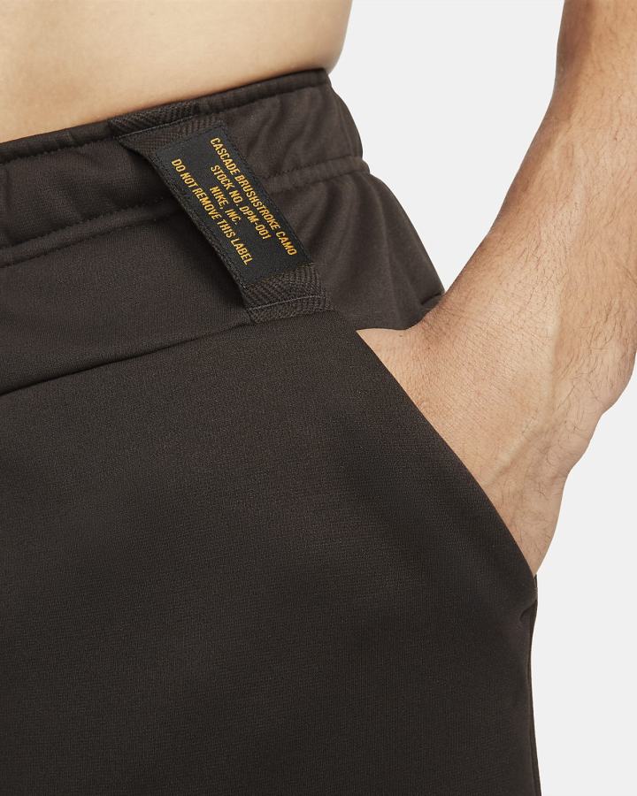 Pantalones Nike Therma-FIT Camo Tapered Training Hombre Marrones | JBXPC-0348