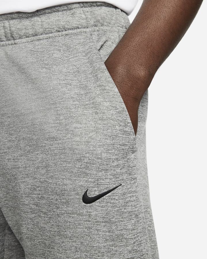 Pantalones Nike Therma-FIT Fitness Hombre Gris Oscuro Negras | UOMWV-9546