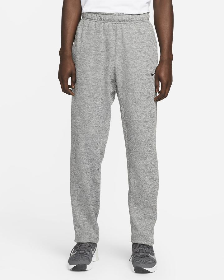 Pantalones Nike Therma-FIT Fitness Hombre Gris Oscuro Negras | UOMWV-9546