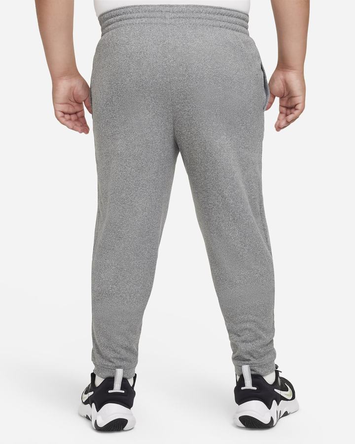 Pantalones Nike Therma-FIT Kids Basketball (Extended Size) Niño Gris Oscuro Negras | MSXQG-8620