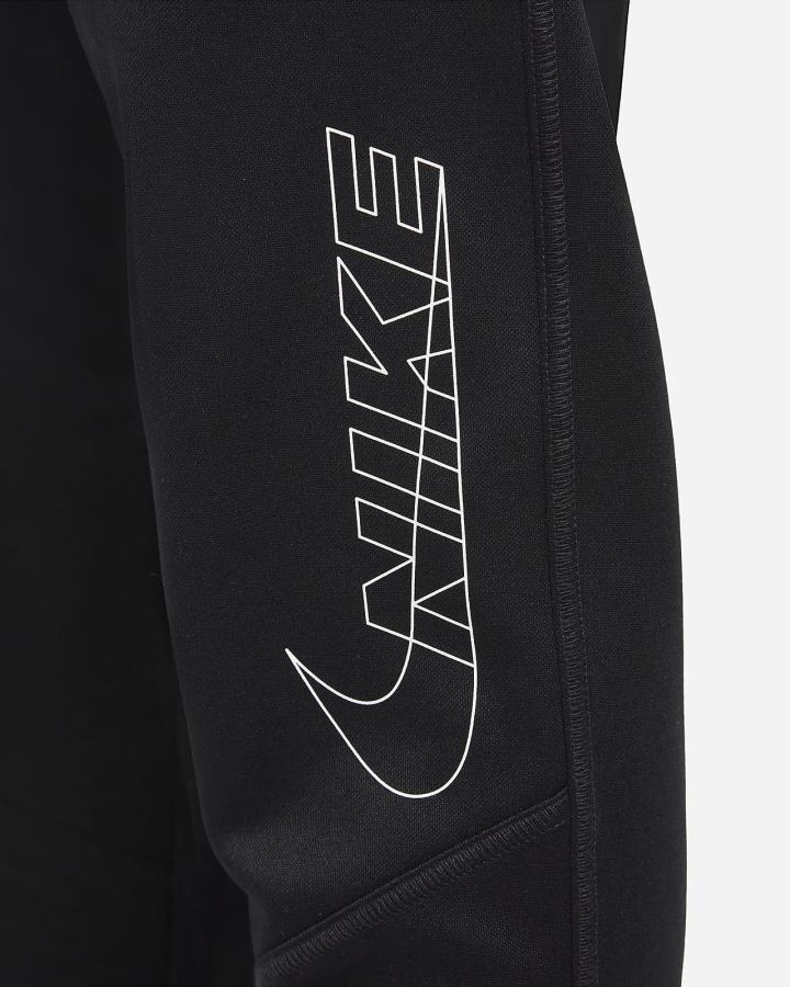 Pantalones Nike Therma-FIT Kids Estampadas Tapered Training Niño Negras | MNFTA-1760