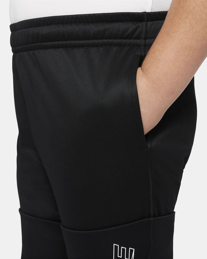 Pantalones Nike Therma-FIT Kids Estampadas Tapered Training Niño Negras | VTYAS-1056