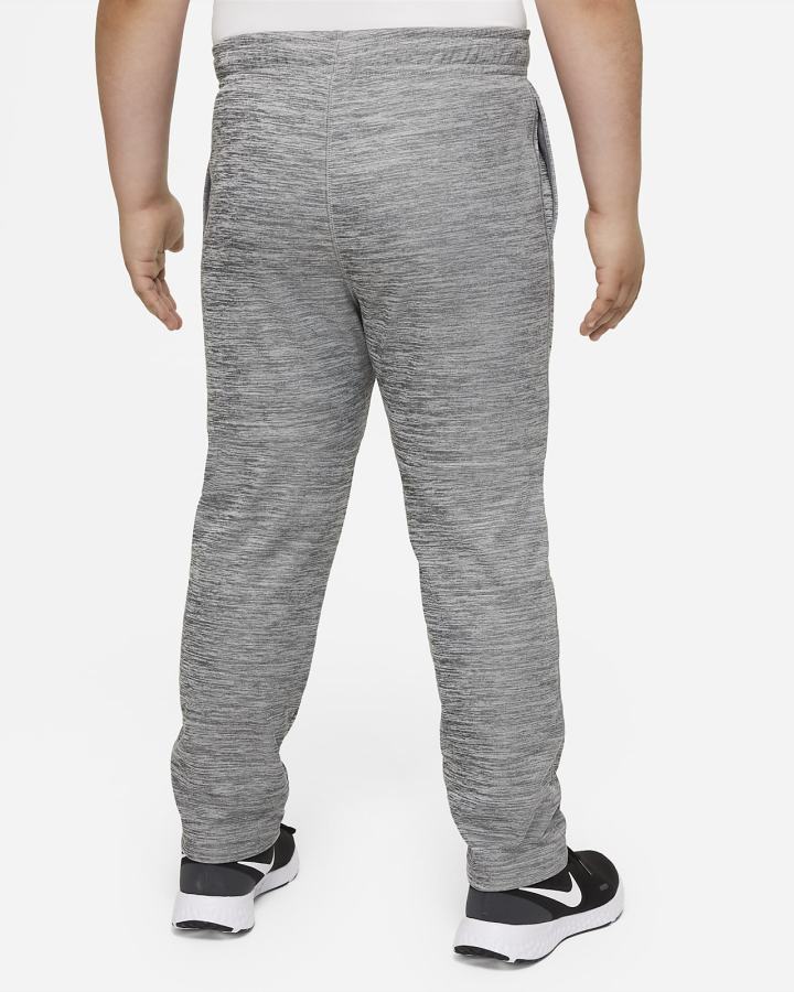 Pantalones Nike Therma-FIT Kids Open-Hem Training (Extended Size) Niño Gris Negras | BRVTE-6957
