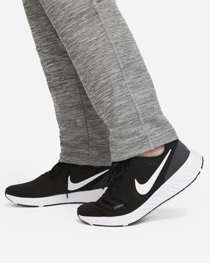 Pantalones Nike Therma-FIT Kids Open-Hem Training (Extended Size) Niño Gris Negras | BRVTE-6957