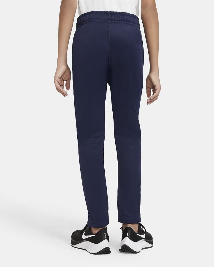 Pantalones Nike Therma-FIT Kids Open-Hem Training (Extended Size) Niño Azul Marino Blancas | MPUEB-8637