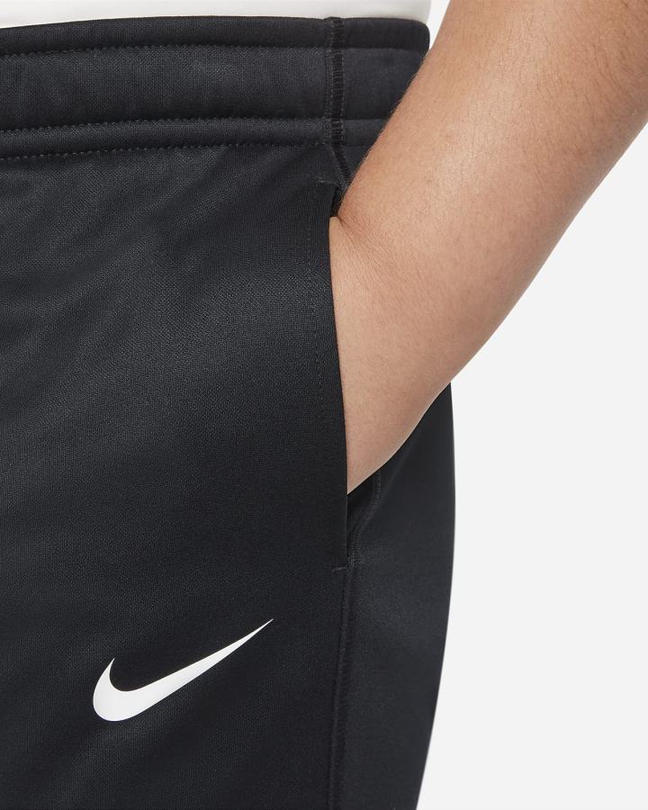 Pantalones Nike Therma-FIT Kids Open-Hem Training (Extended Size) Niño Negras Blancas | PEFRG-2943