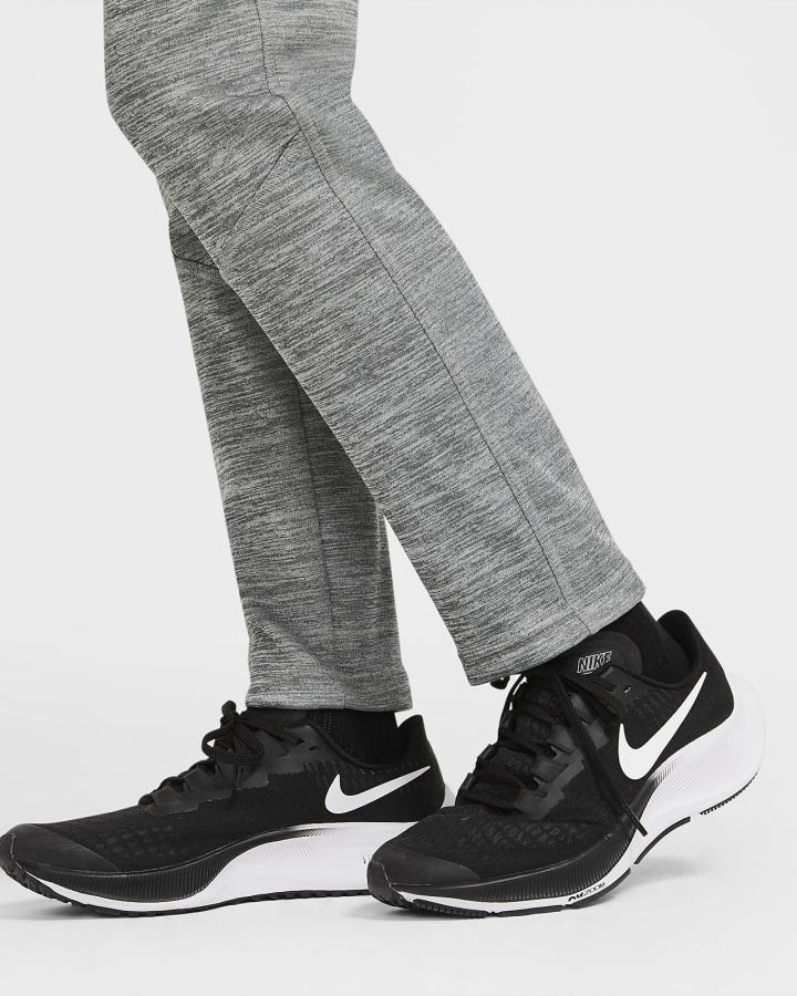 Pantalones Nike Therma-FIT Kids Open-Hem Training (Extended Size) Niño Gris Negras | VRBPG-9154
