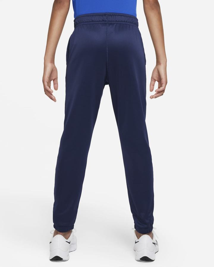 Pantalones Nike Therma-FIT Kids Tapered Training Niño Azul Marino Azul Real | KRCLG-8673
