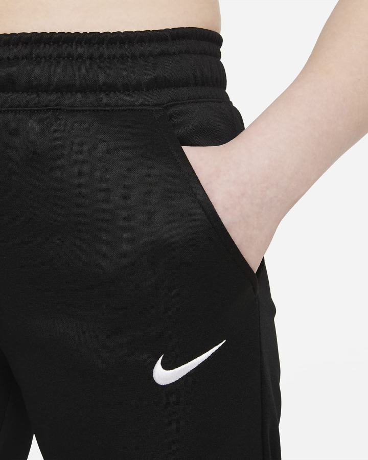 Pantalones Nike Therma-FIT Kids Training (Extended Size) Niña Negras Blancas | CFWHY-5891