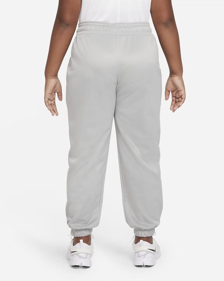 Pantalones Nike Therma-FIT Kids Training (Extended Size) Niña Gris Claro Blancas | GSXAV-9428