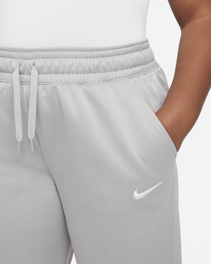 Pantalones Nike Therma-FIT Kids Training (Extended Size) Niña Gris Claro Blancas | GSXAV-9428