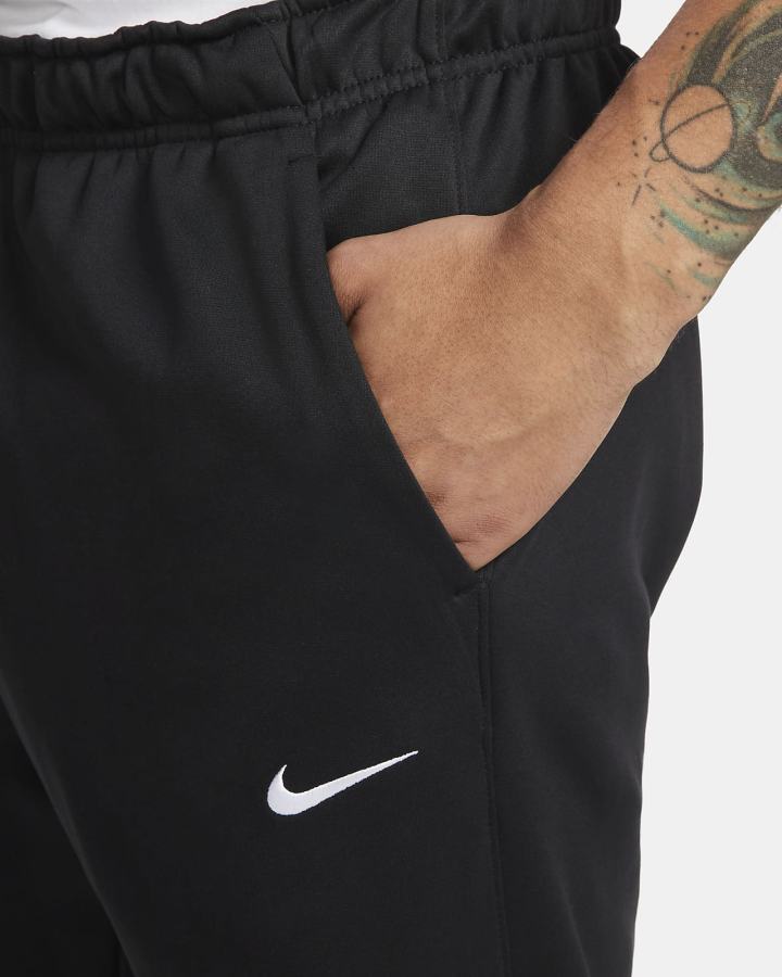 Pantalones Nike Therma-FIT Tapered Training Hombre Negras Blancas | INDUP-9018