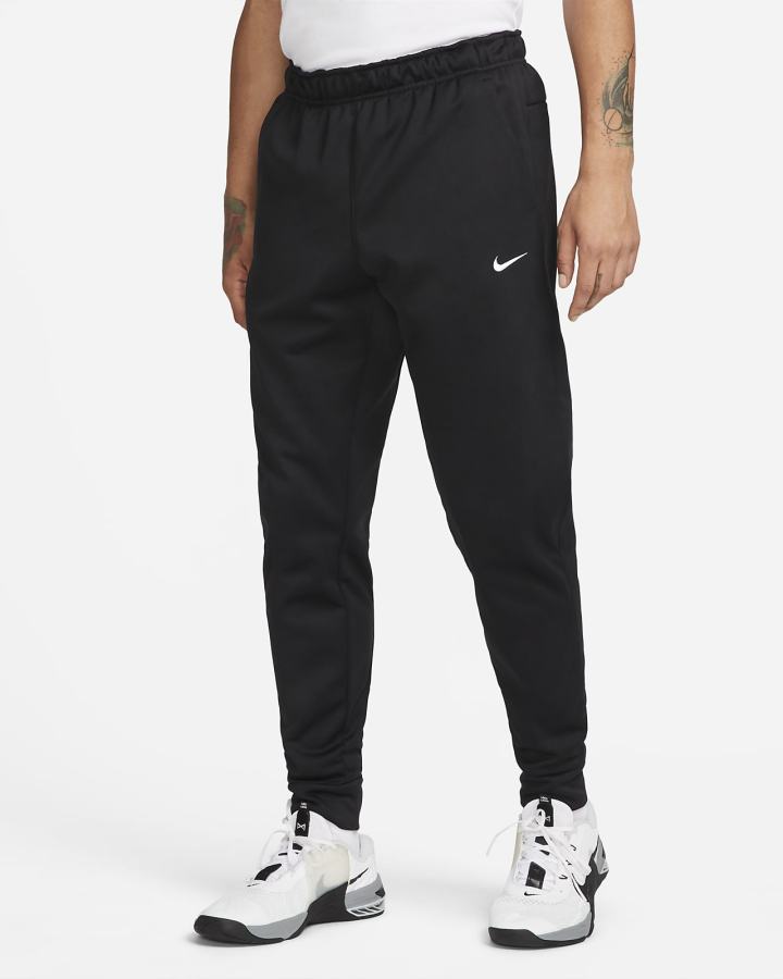 Pantalones Nike Therma-FIT Tapered Training Hombre Negras Blancas | INDUP-9018