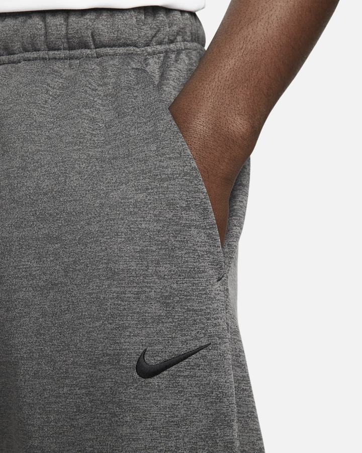 Pantalones Nike Therma-FIT Tapered Training Hombre Gris Gris Oscuro Negras | LZFGT-2309
