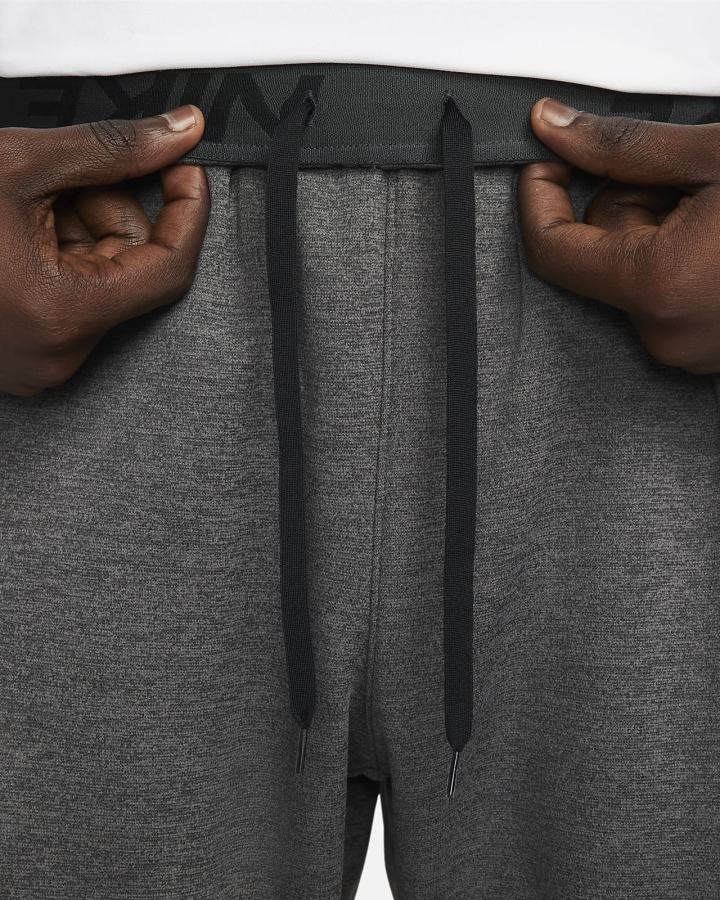 Pantalones Nike Therma-FIT Tapered Training Hombre Gris Gris Oscuro Negras | LZFGT-2309