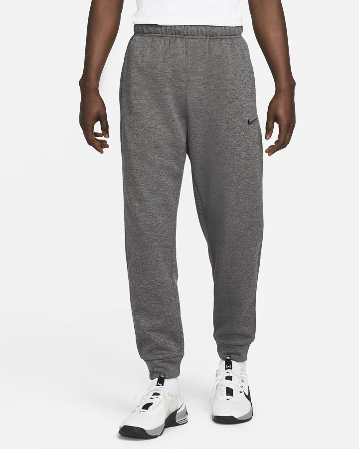 Pantalones Nike Therma-FIT Tapered Training Hombre Gris Gris Oscuro Negras | LZFGT-2309