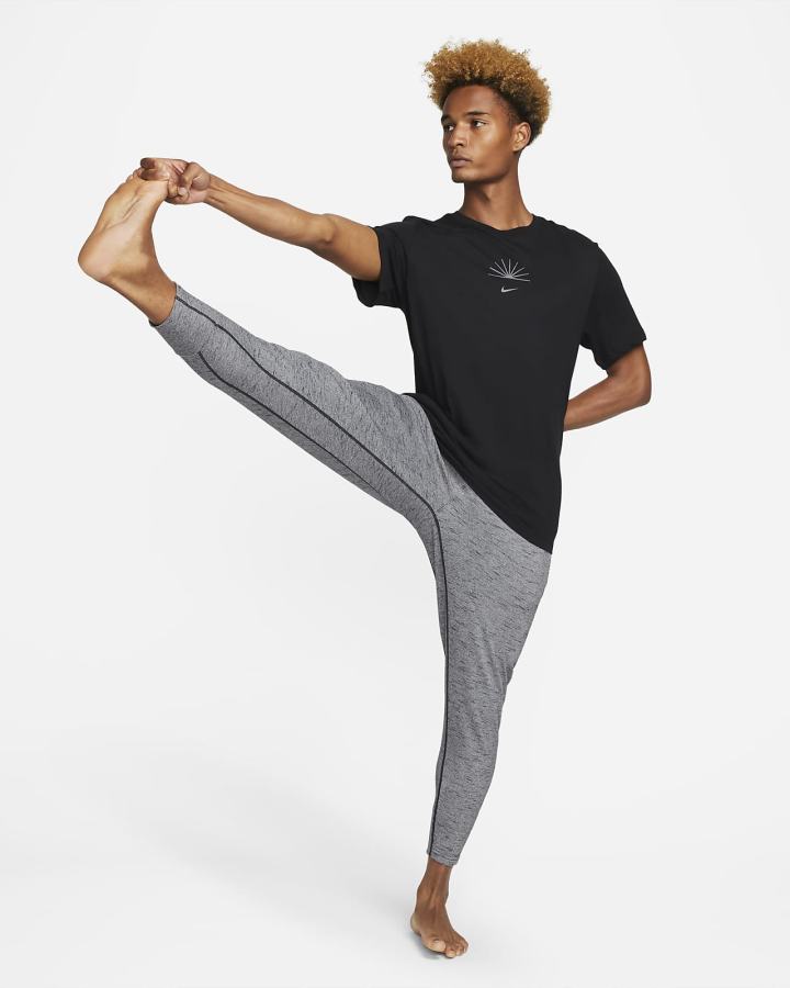 Pantalones Nike Yoga Dri-FIT Dyed Hombre Negras Gris | GYOXH-4871