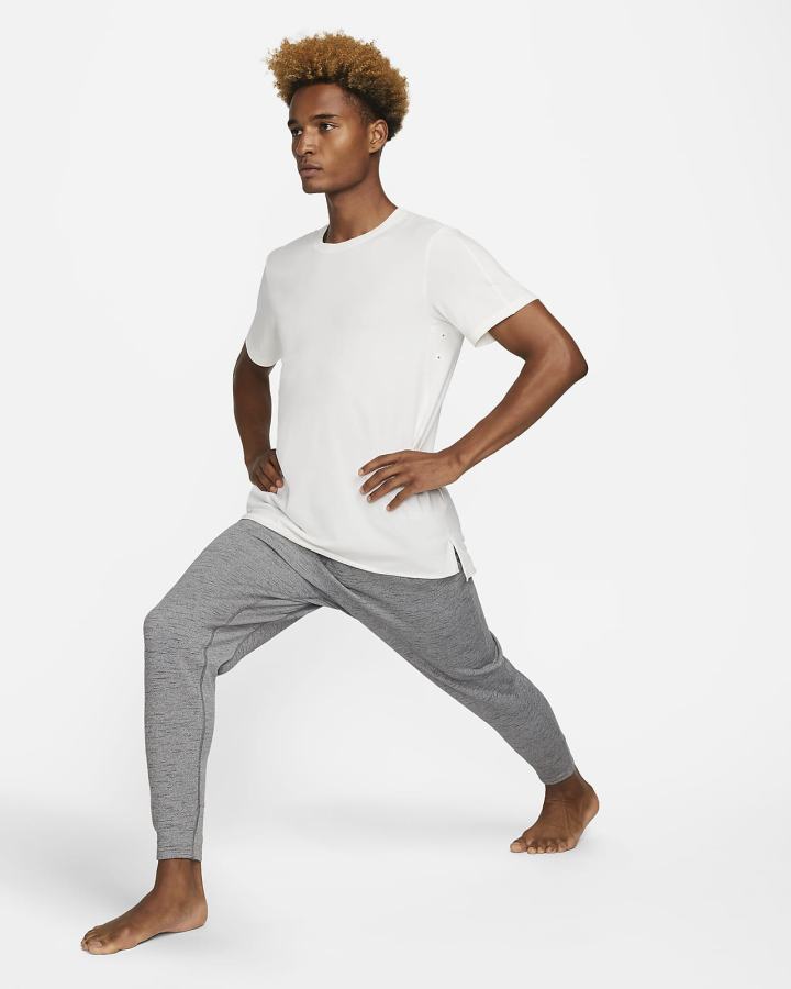 Pantalones Nike Yoga Dri-FIT Dyed Hombre Gris | NETHW-6415