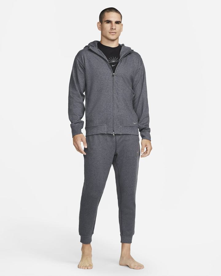 Pantalones Nike Yoga Dri-FIT Fleece Hombre Negras | NLOXH-7906