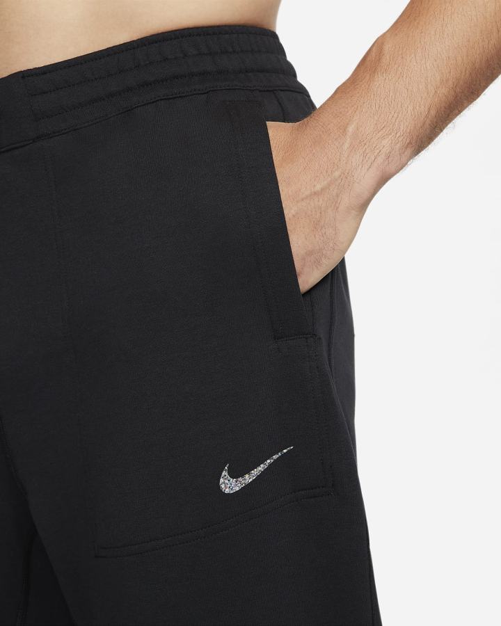 Pantalones Nike Yoga Dri-FIT Fleece Hombre Negras | QATJP-9408
