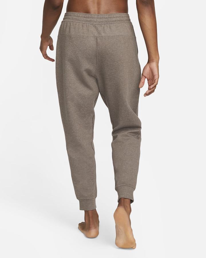 Pantalones Nike Yoga Dri-FIT Fleece Hombre Marrones | ZSOXL-7486