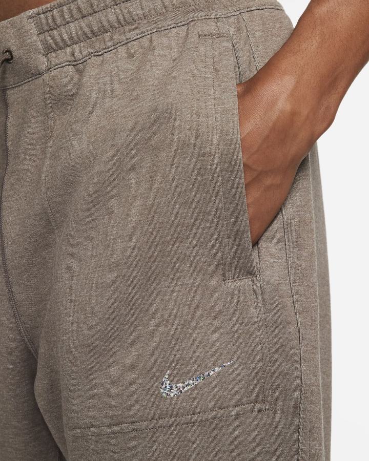 Pantalones Nike Yoga Dri-FIT Fleece Hombre Marrones | ZSOXL-7486