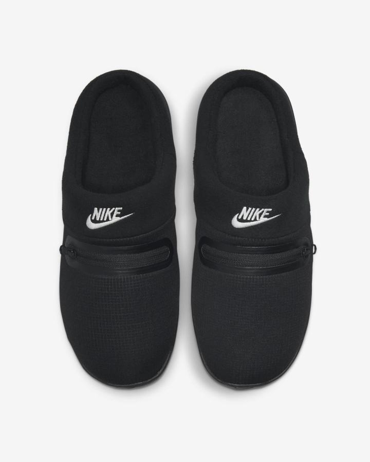 Pantuflas Nike Burrow Hombre Negras | FCOJD-2379