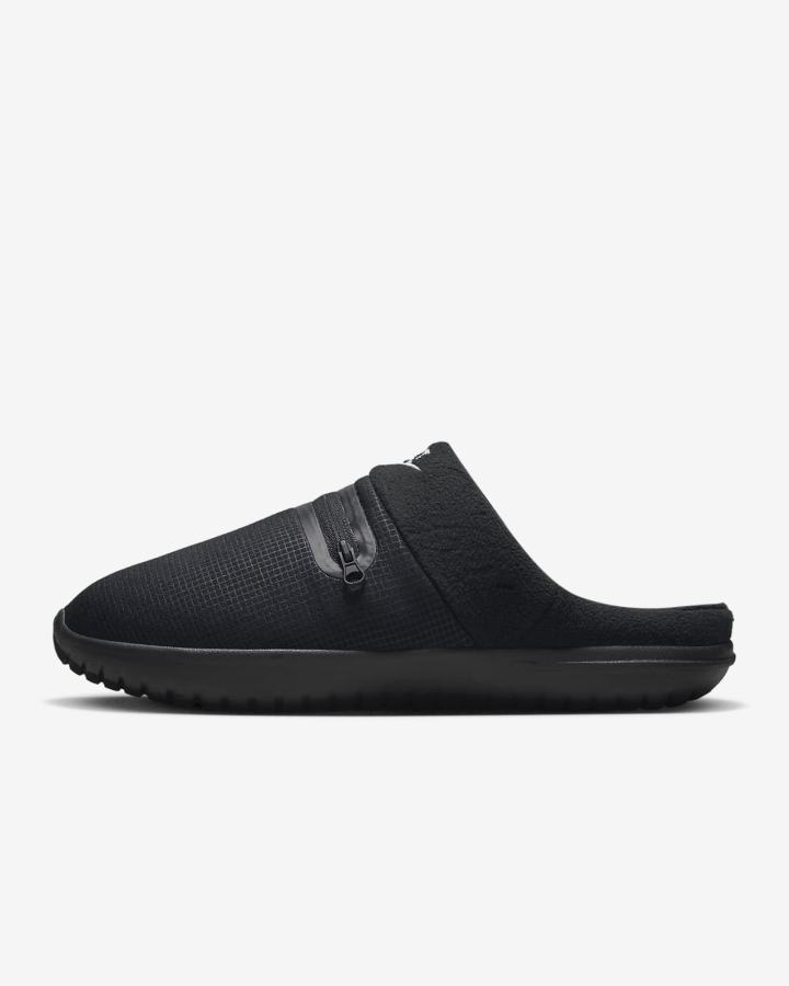 Pantuflas Nike Burrow Hombre Negras | FCOJD-2379