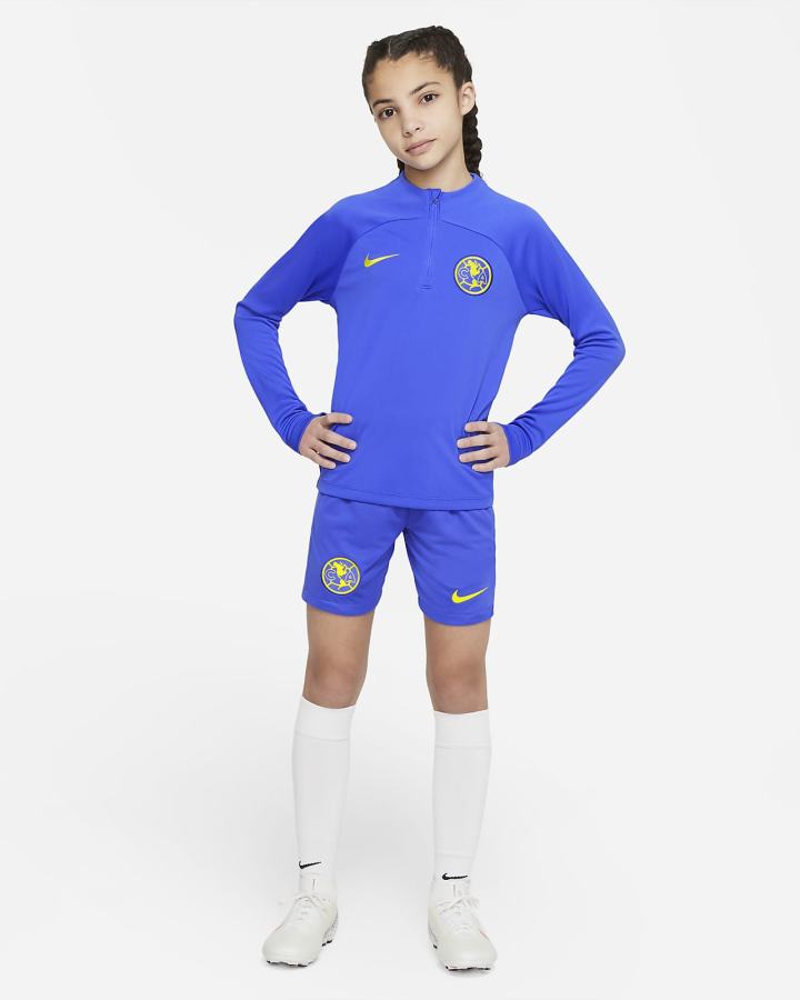 Pullover Nike Club América Academy Pro Kids Dri-FIT Soccer Drill Top Niño Azules Amarillo | TSAUH-1730