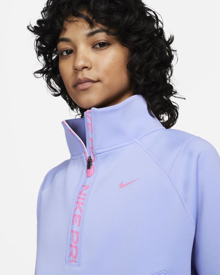 Pullover Nike Dri-FIT 1/2-Zip Training Top Mujer Verde Menta | ASBKL-1375