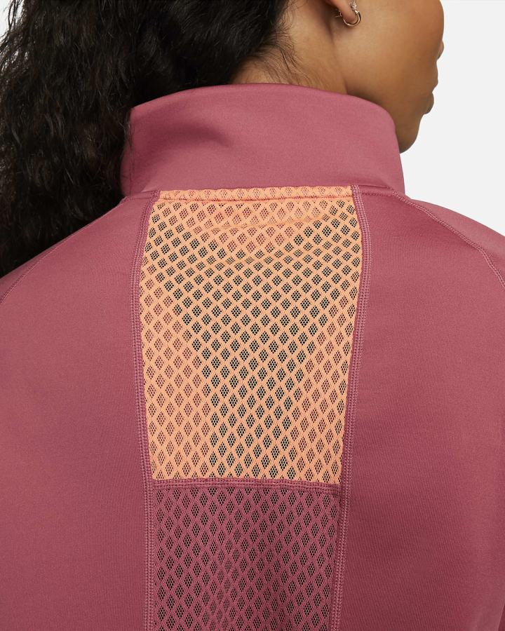 Pullover Nike Dri-FIT 1/2-Zip Training Top Mujer Rojas Naranjas | ZICBE-8136