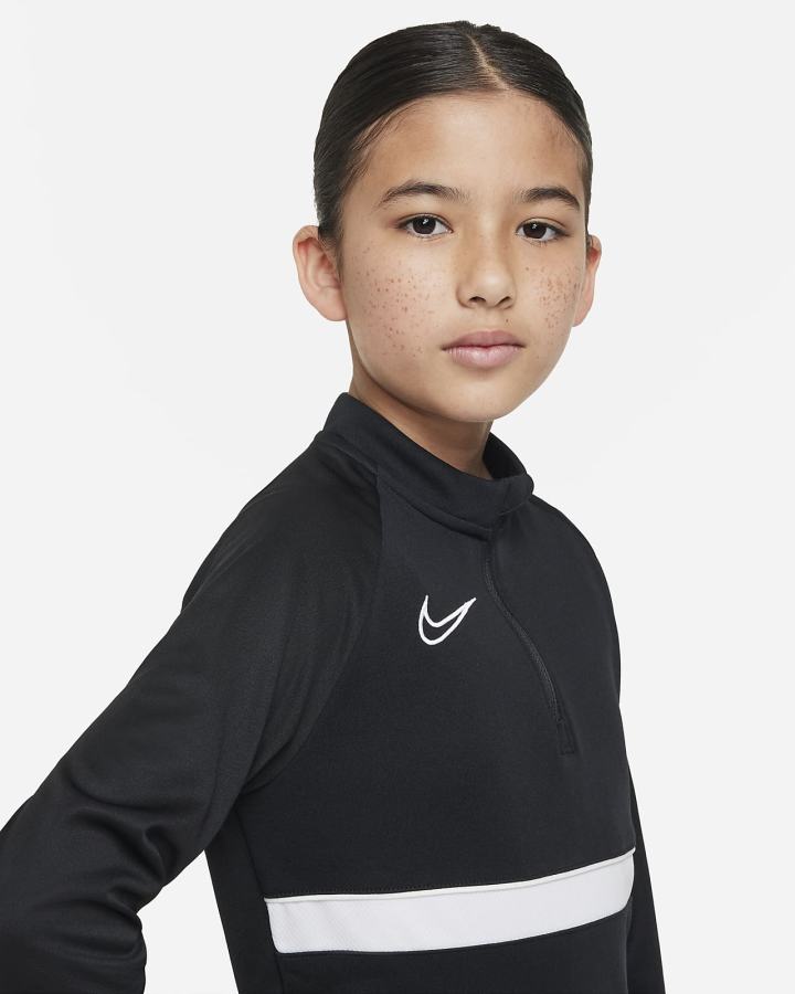Pullover Nike Dri-FIT Academy Kids Soccer Drill Top Niño Negras Blancas | OPVWF-8142