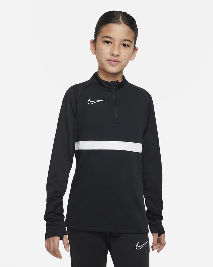 Pullover Nike Dri-FIT Academy Kids Soccer Drill Top Niño Negras Blancas | OPVWF-8142